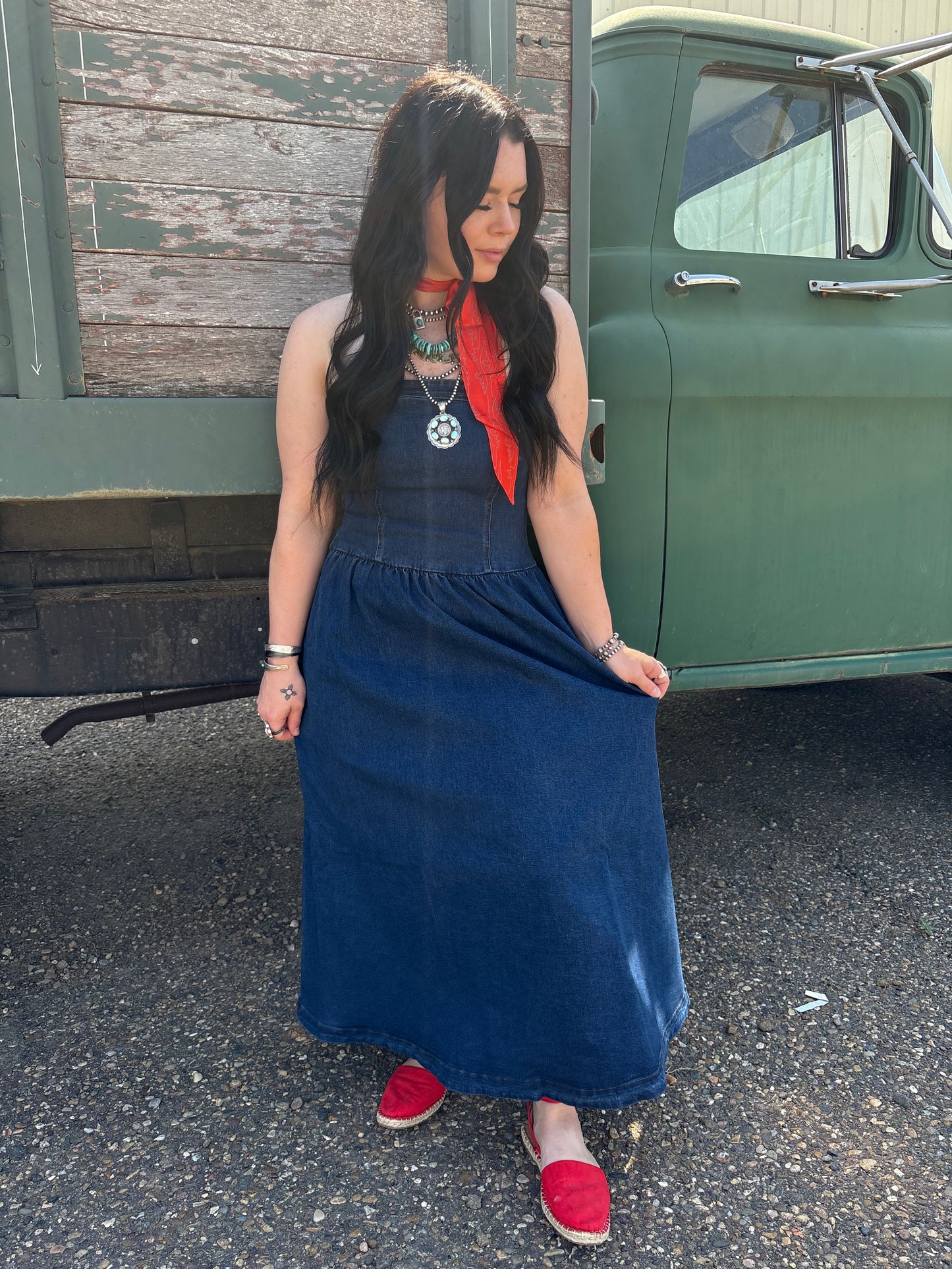 Americas Sweetheart Denim Dress