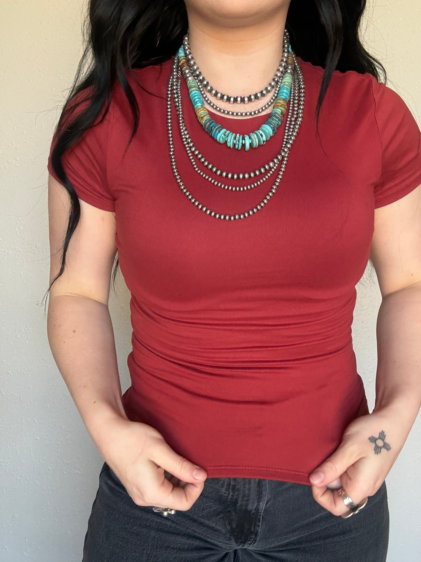 Butter Soft Basic Tee *Red Pony