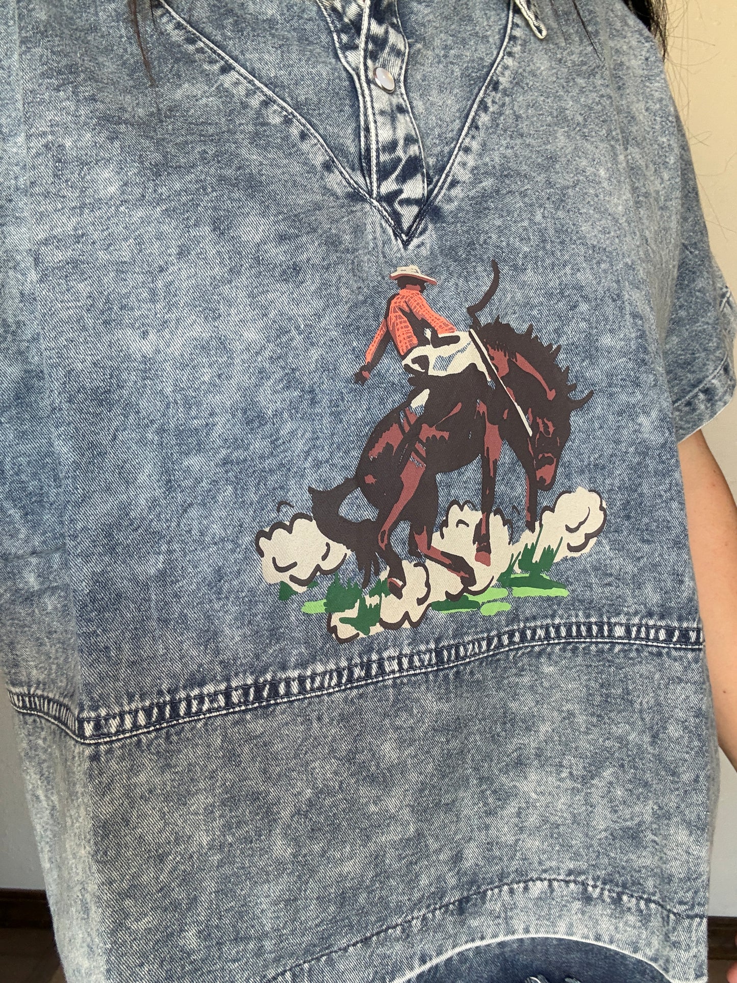 The Mane Denim Top