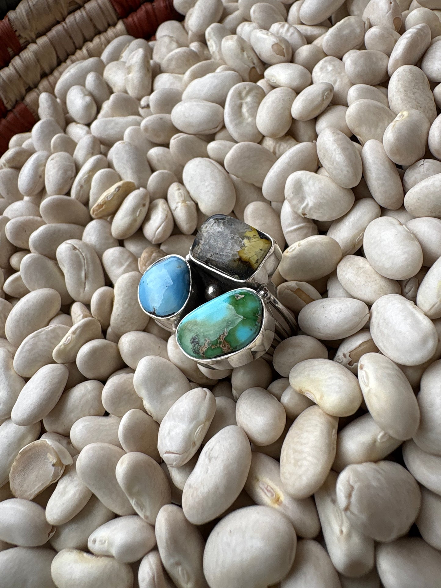 Multi Stone Cluster Ring