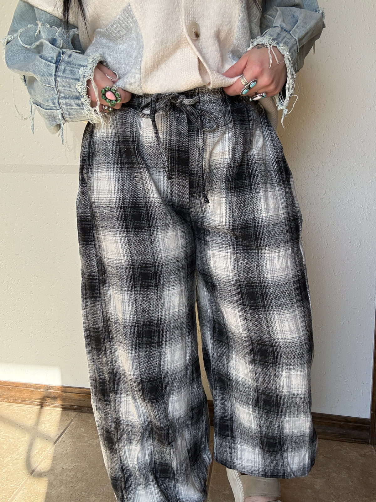 The Megs Plaid Jogger