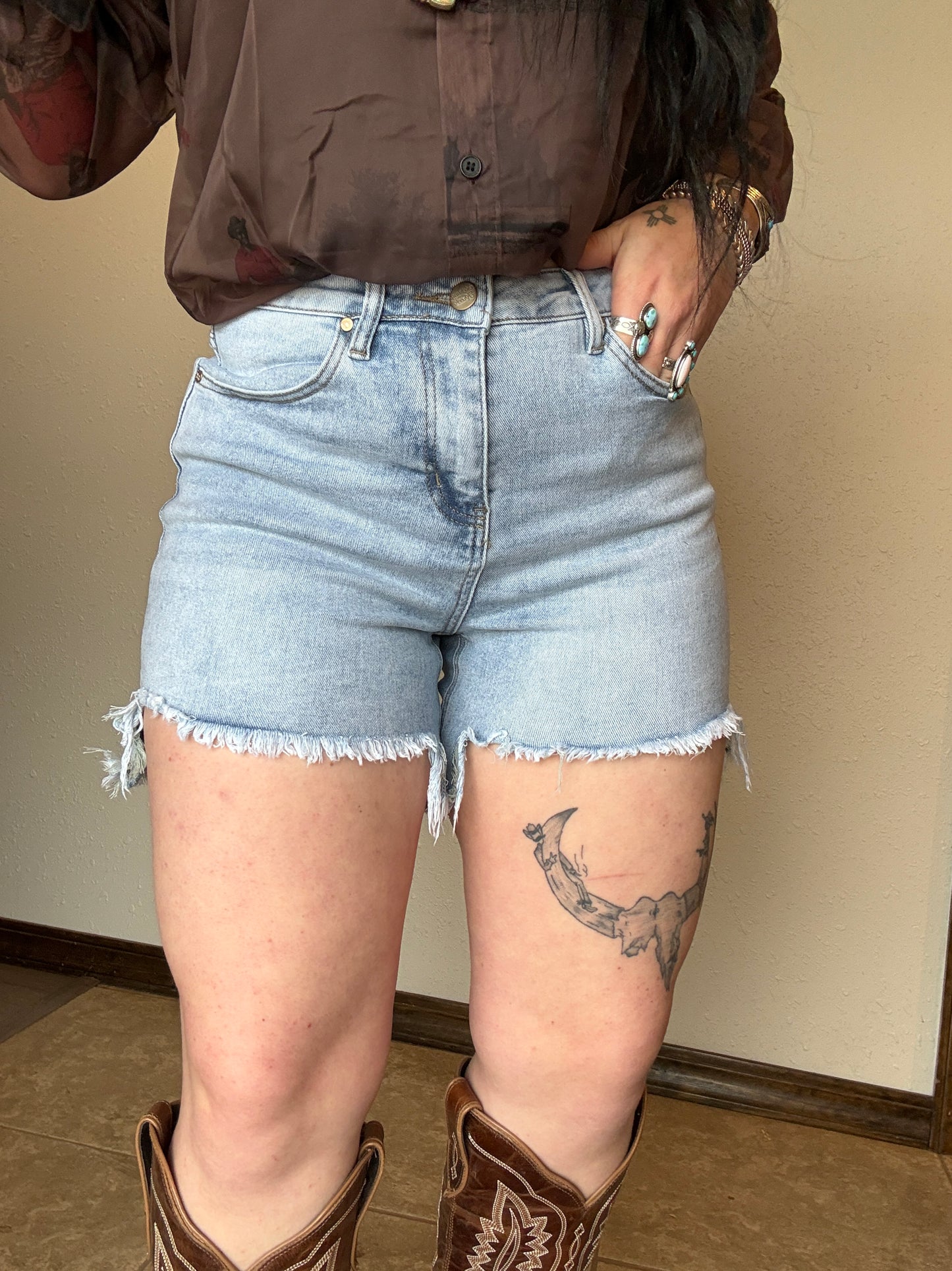 The Callie Denim Shorts