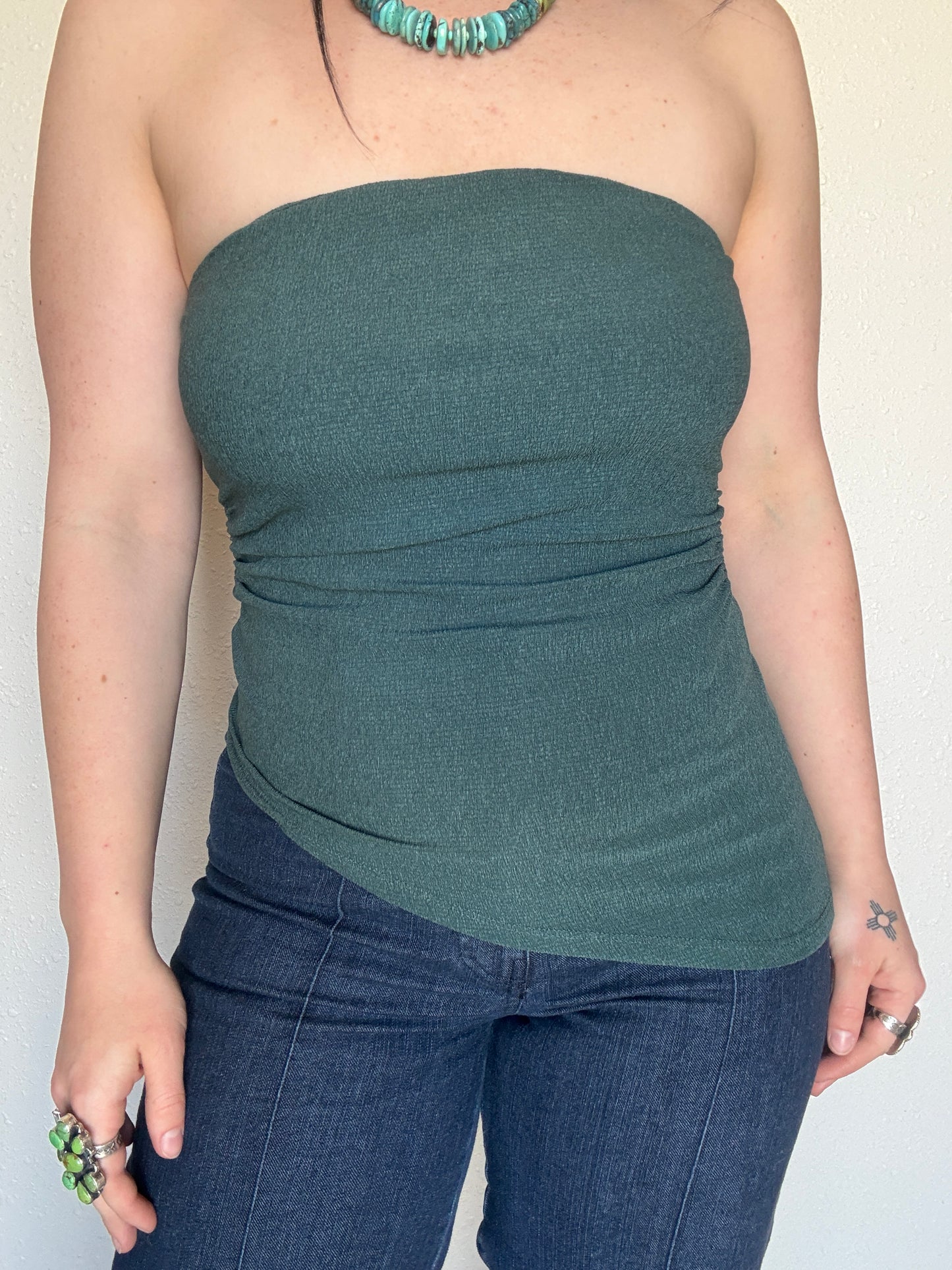 The Tally Tube Top *Turquoise