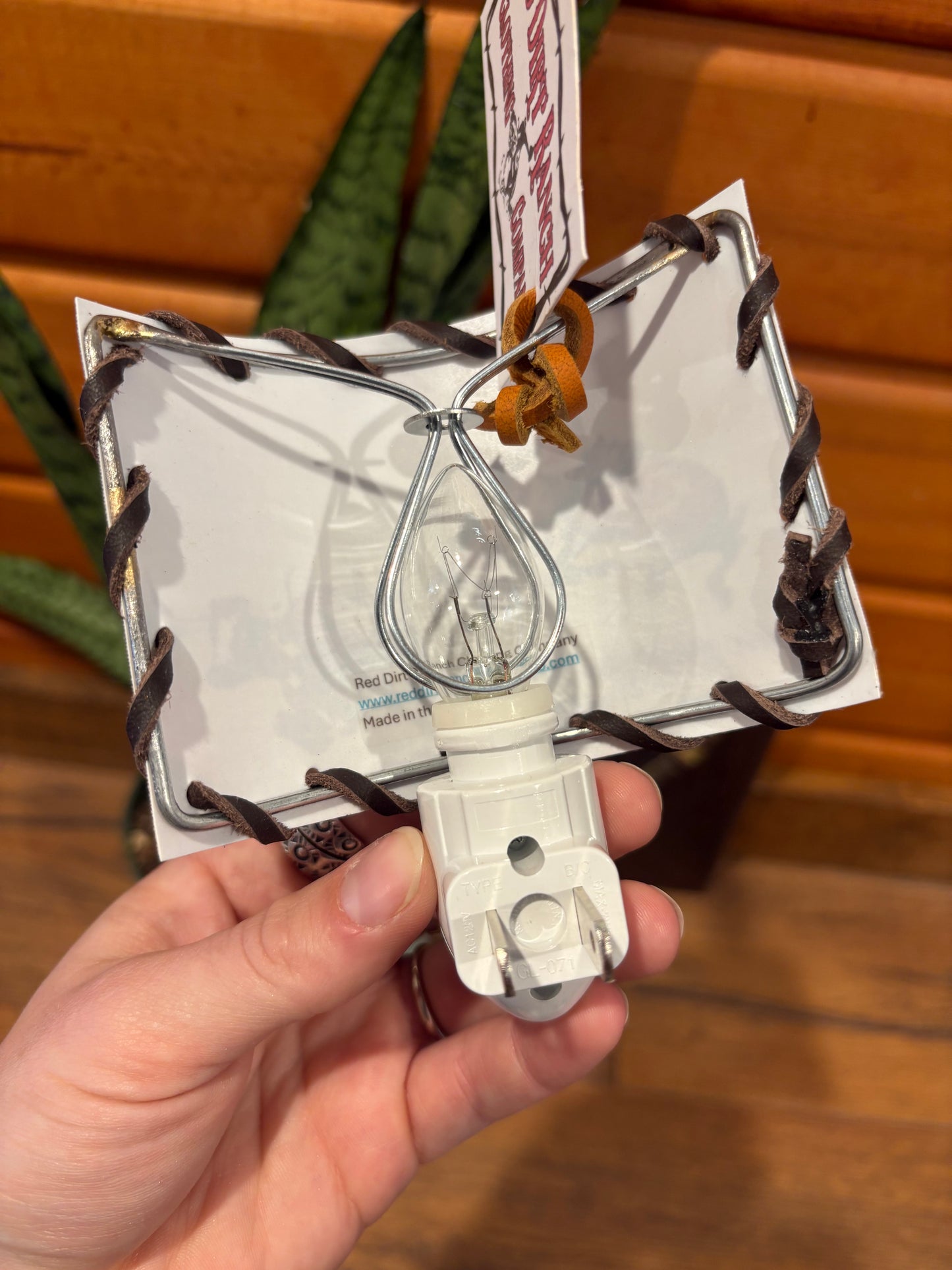 Western Night Light *Black & White Bronc