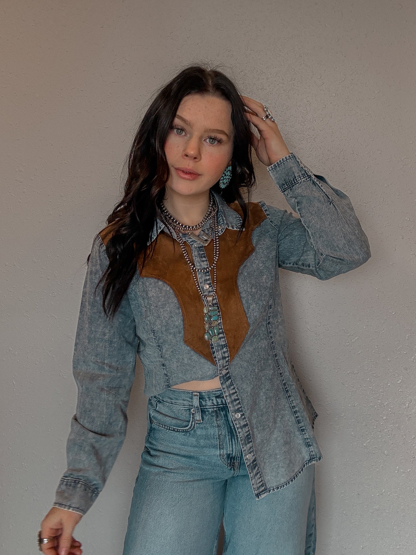 The Vintage Cowboy Button Up