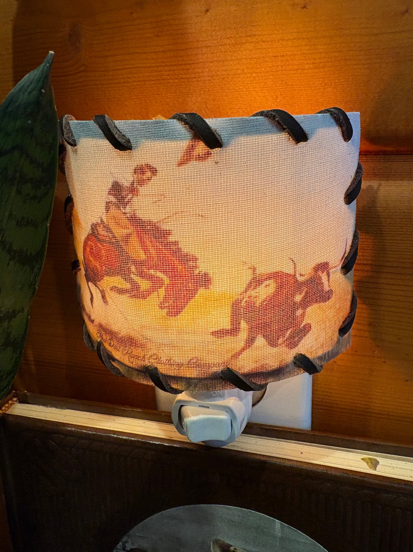 Western Night Light *Roping Bronc