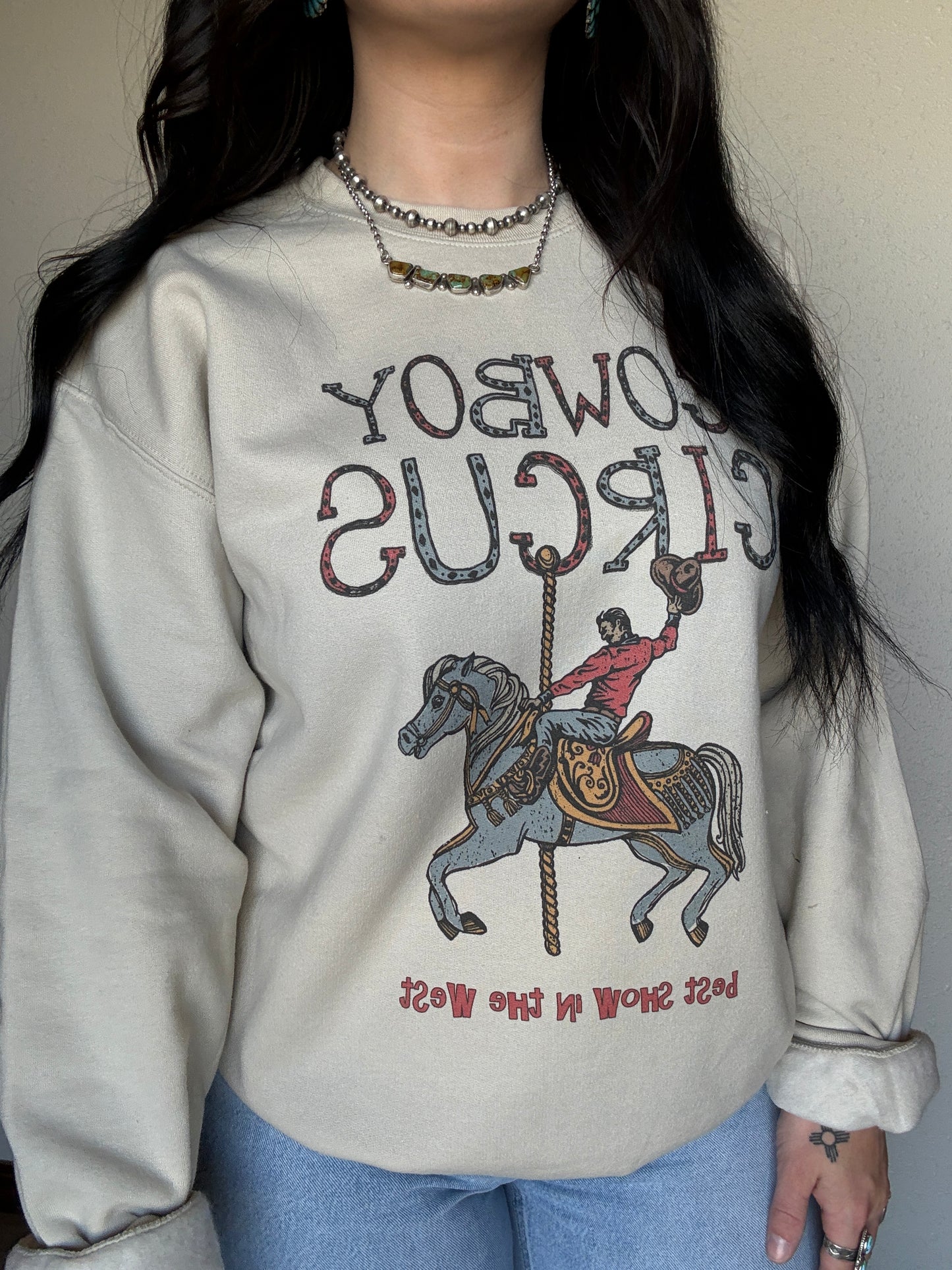 Cowboy Circus Crewneck