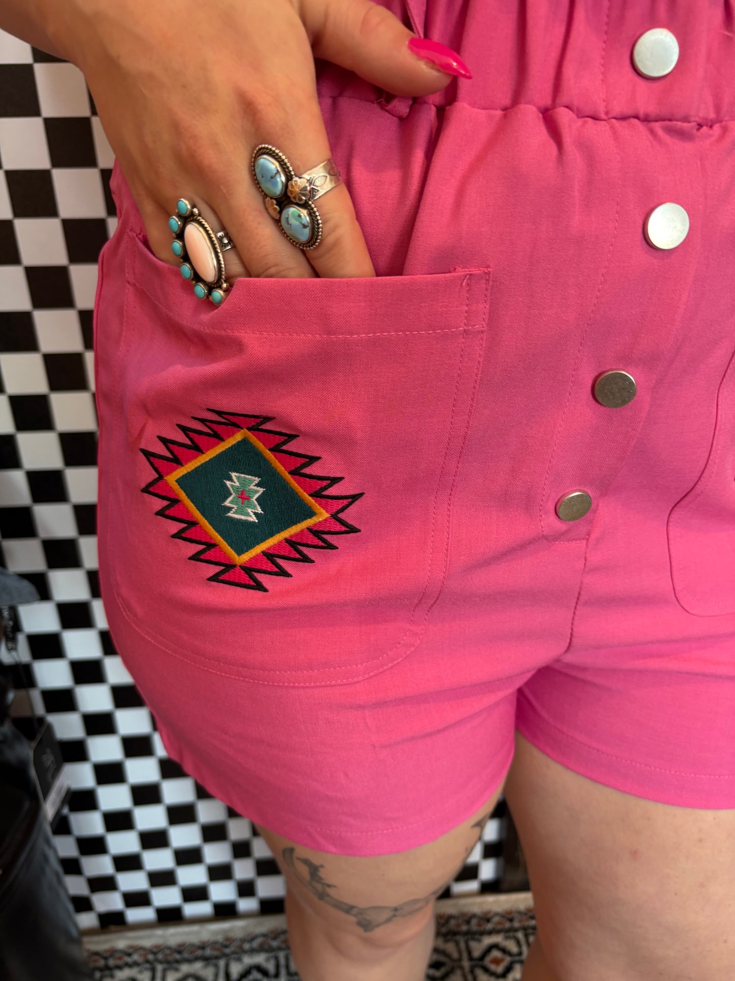 The Pink Betty Romper