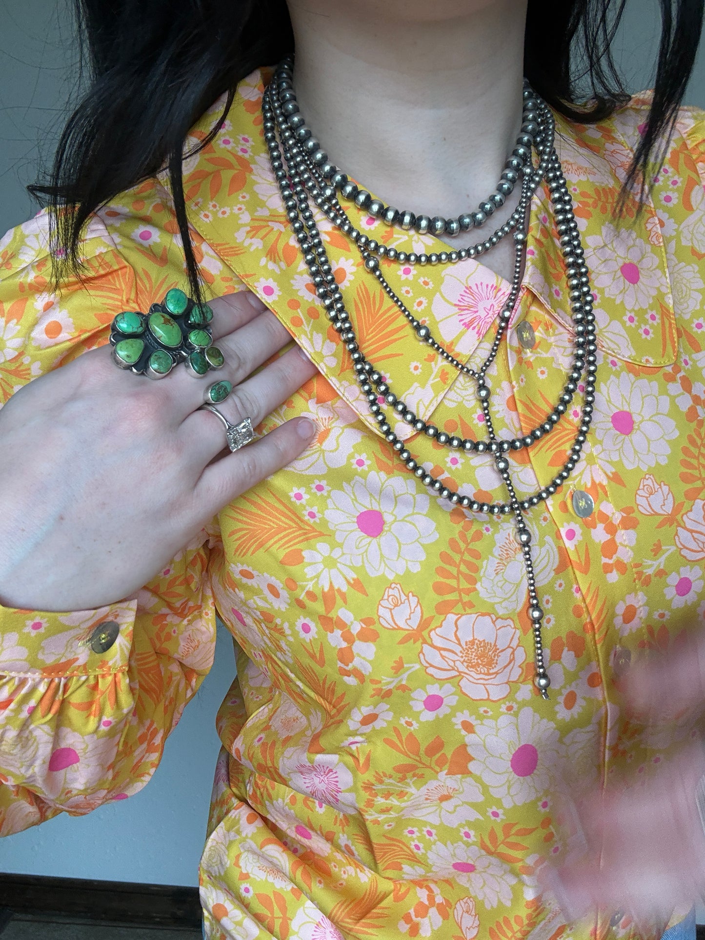 Peachy Prairie Blouse