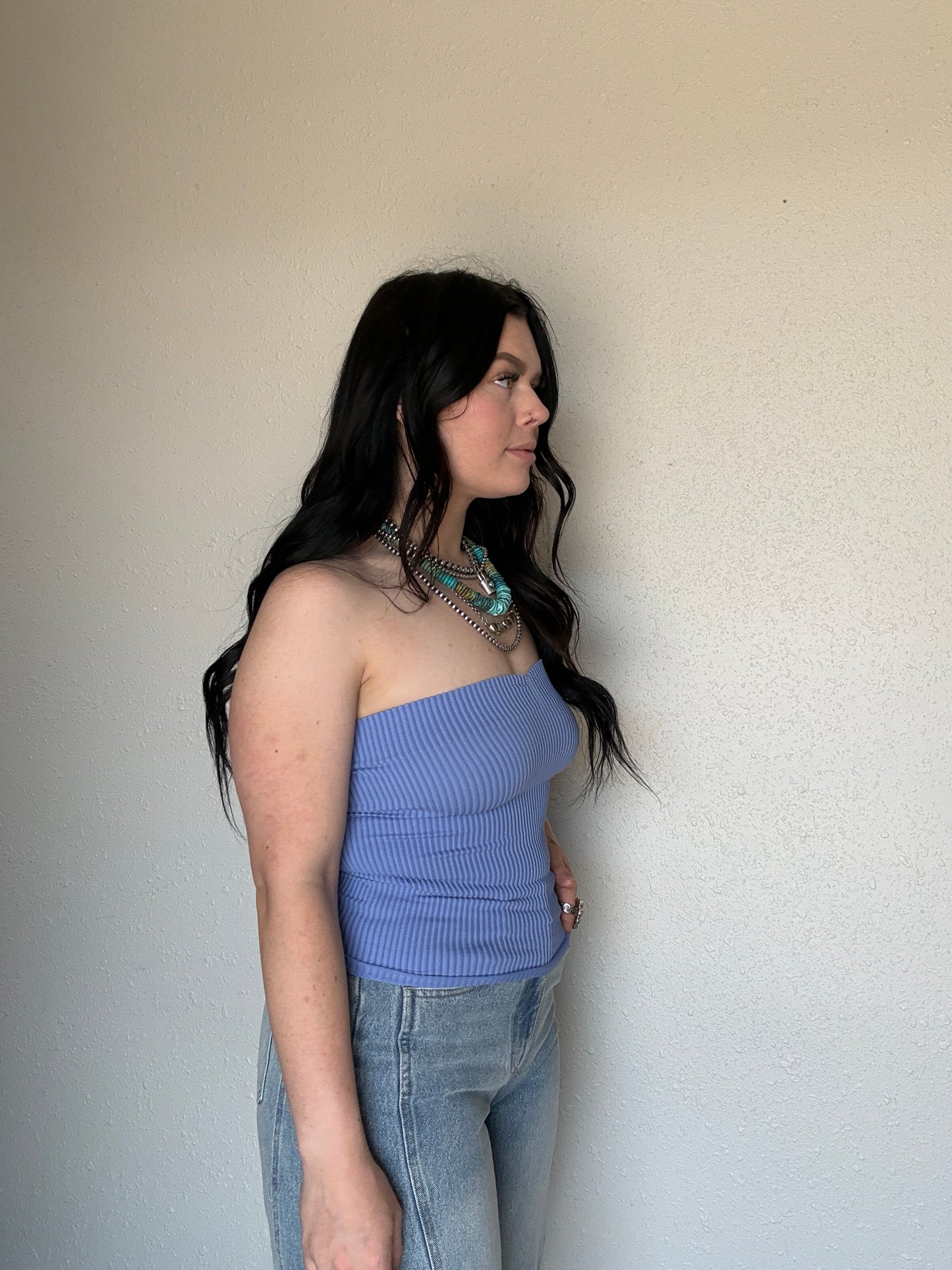 Fitted Tube Top *Periwinkle ￼