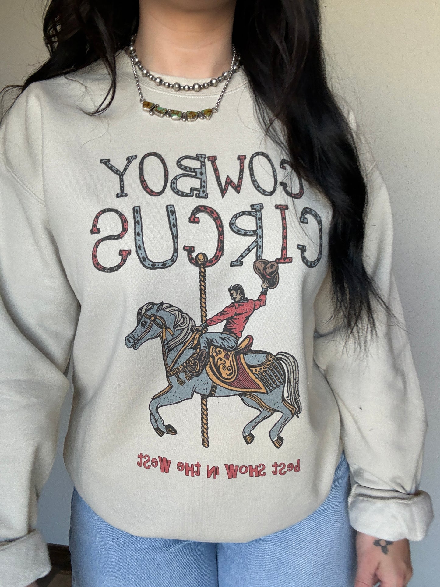 Cowboy Circus Crewneck
