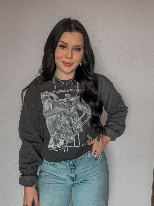 The Trio XOXO Art Co Crewneck