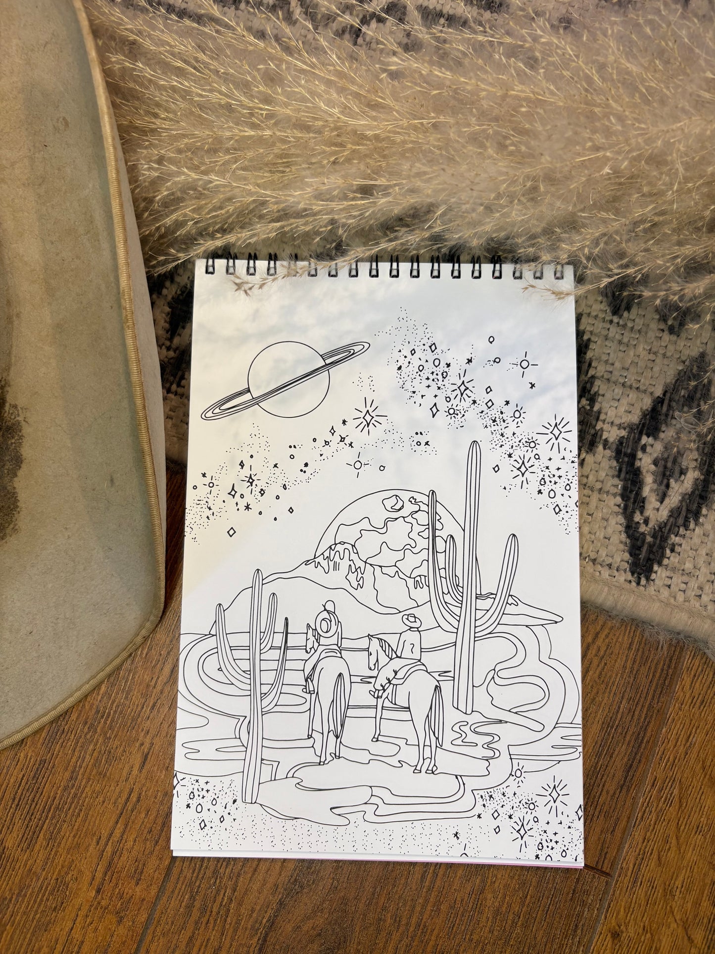 Cosmic Cowgirl Coloring Book