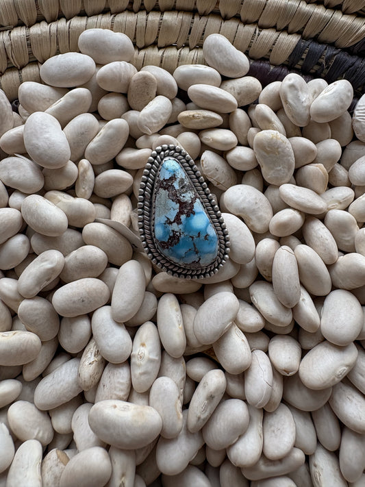 Large Golden Hills Adjustable Ring