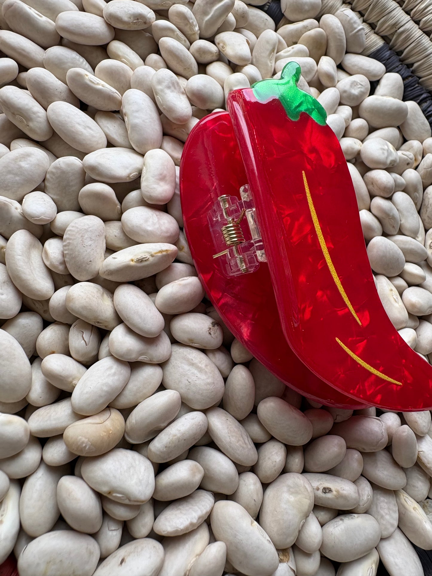 Mini Chili Pepper Claw Clip
