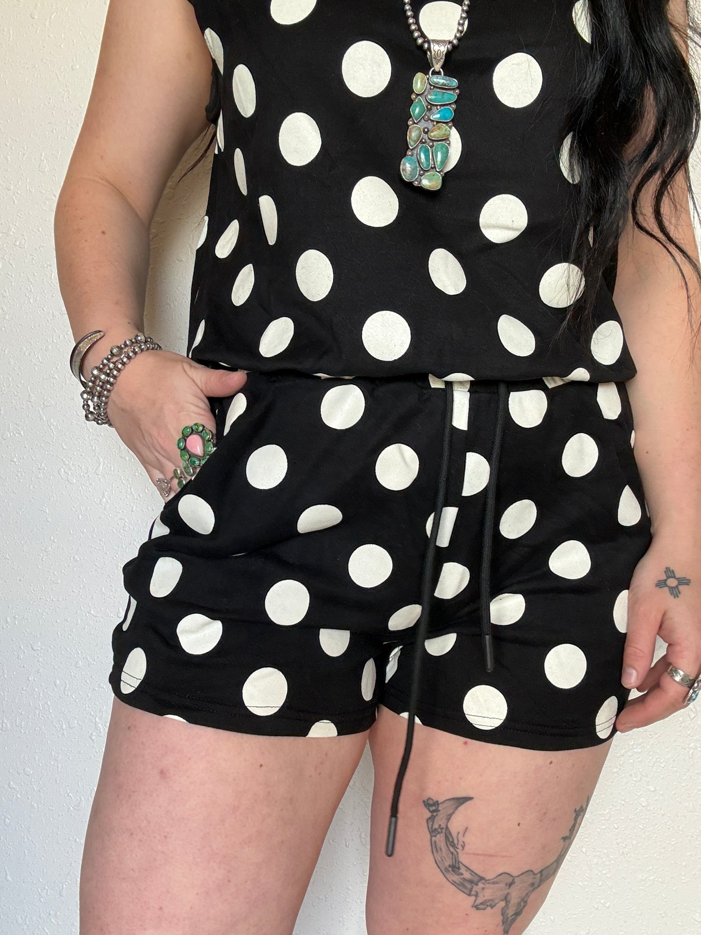 The Avery Polka Dot Lounge Set