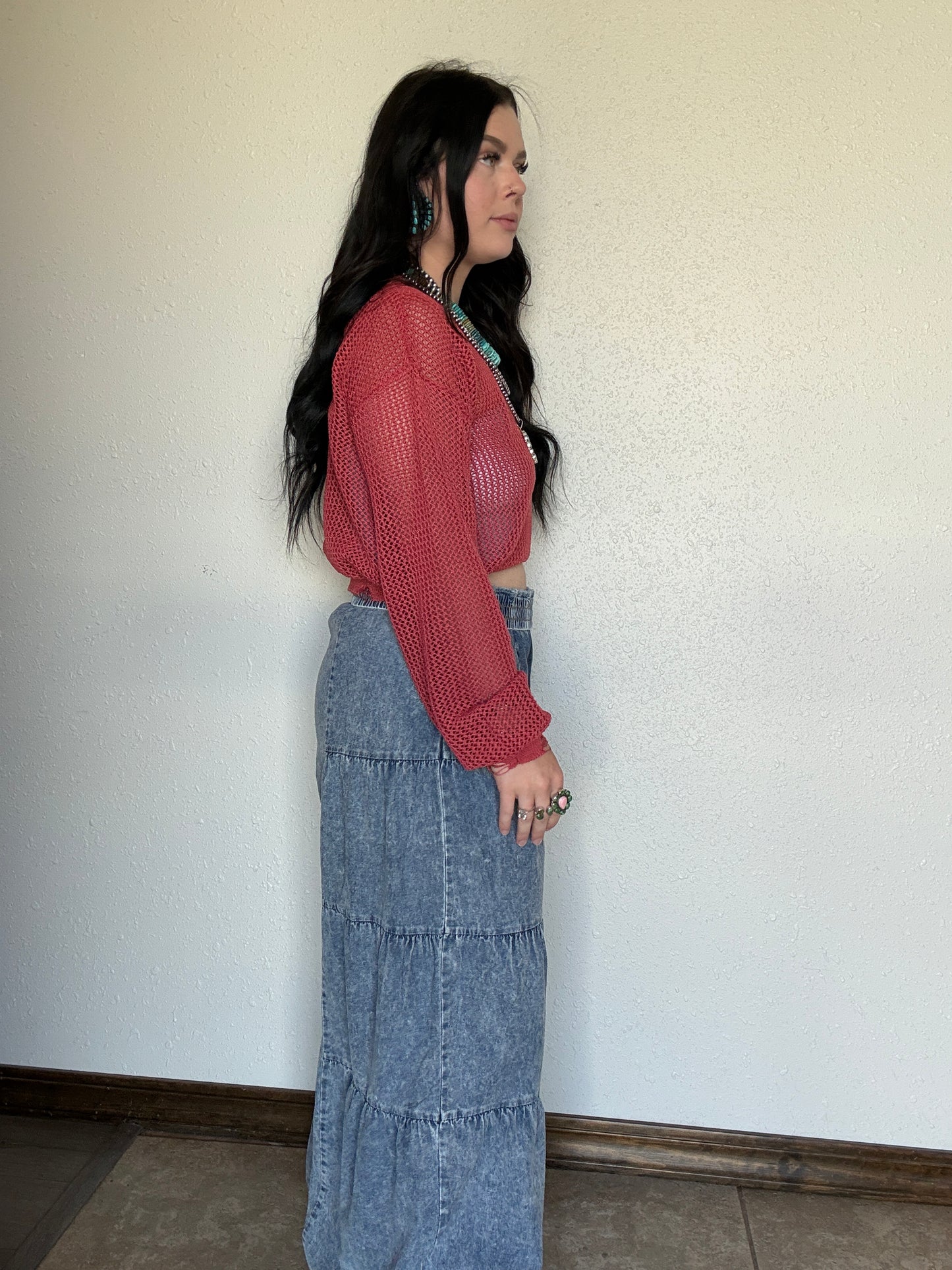 The Bubble Bronco Denim *Dark Wash