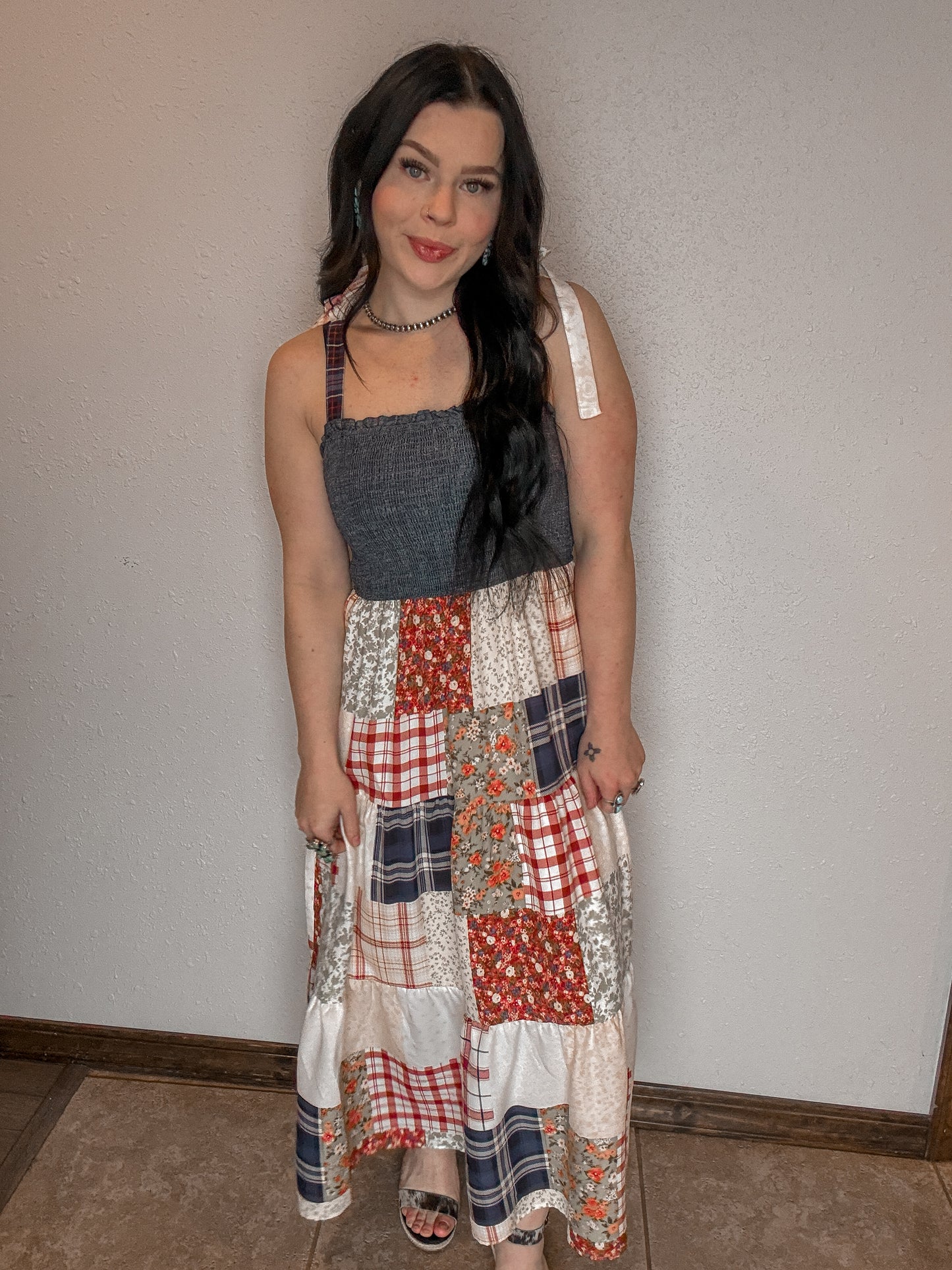 The Custer Patchwork Dress