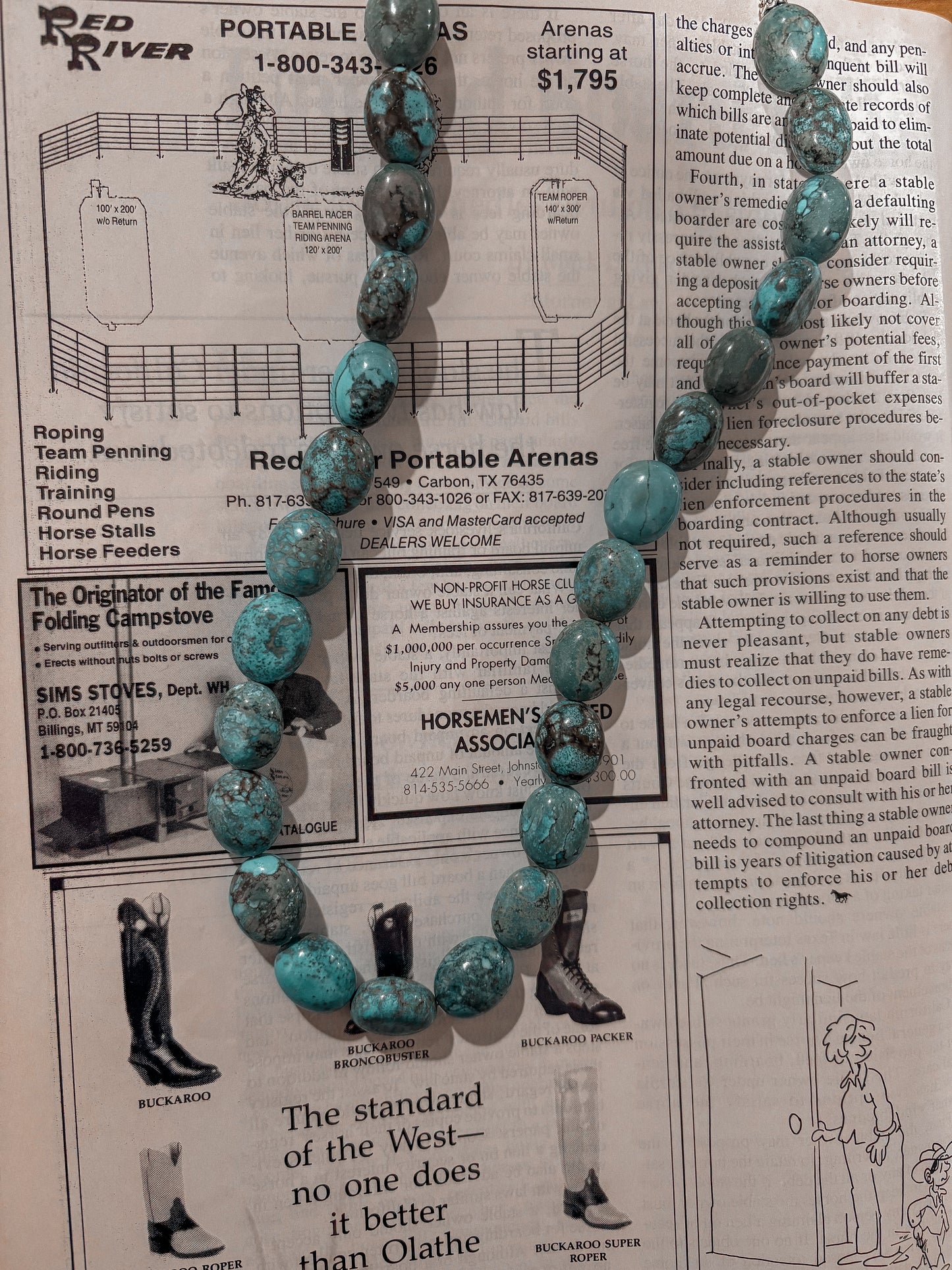 The Reata Turquoise Stone Necklace