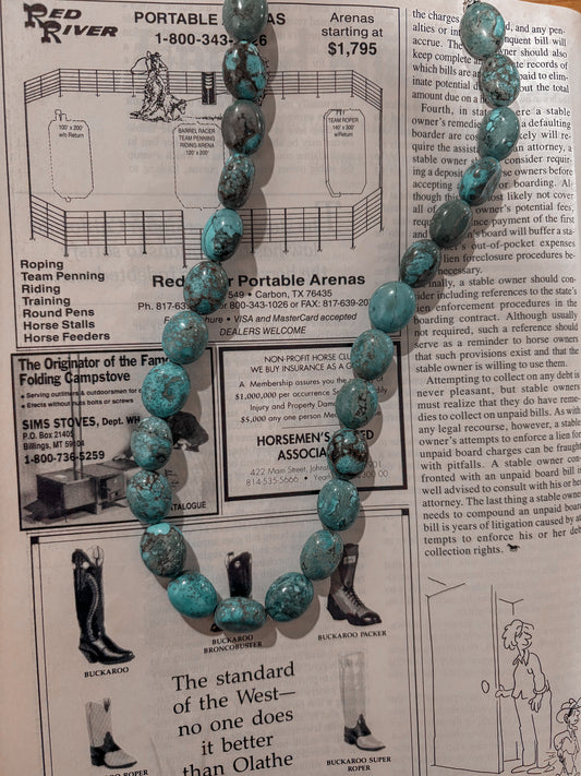 The Reata Turquoise Stone Necklace