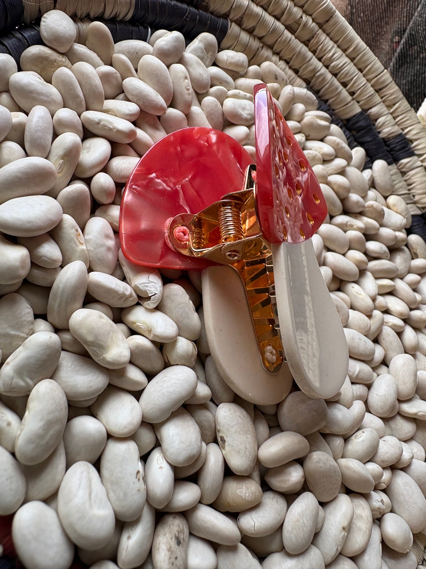 Mushroom Hair Claw, Mini Claw Clip