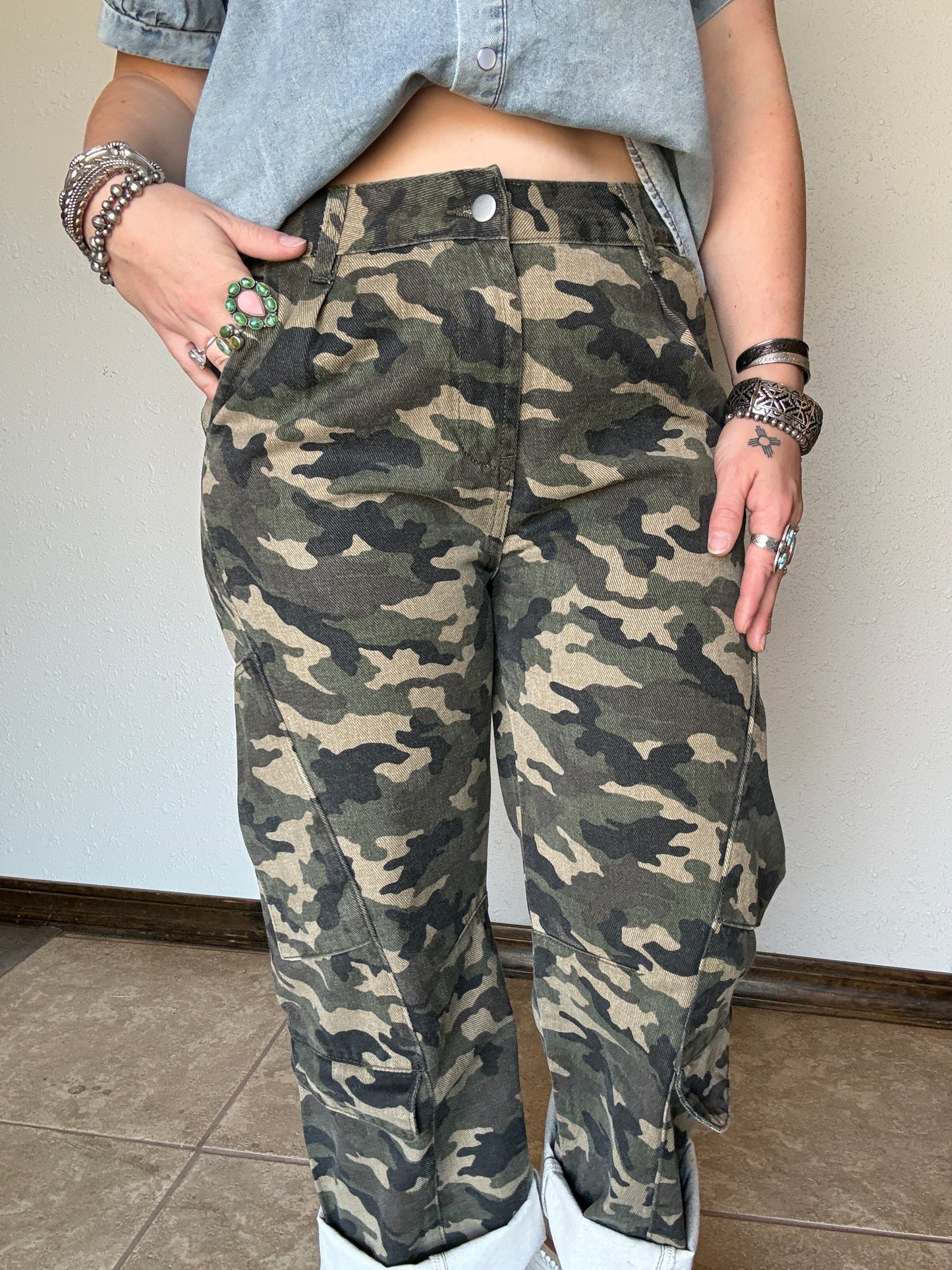 The Castaway Camo Cargo Pants