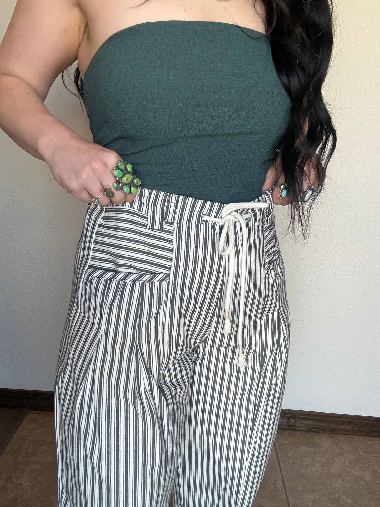 The Cayko Stripe Denim *Green