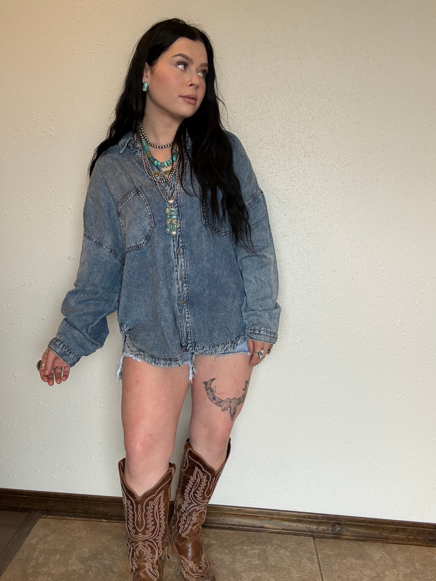 The Roper Denim Top
