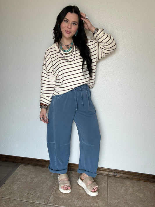 The Blue Cowboy Barrel Sweatpant