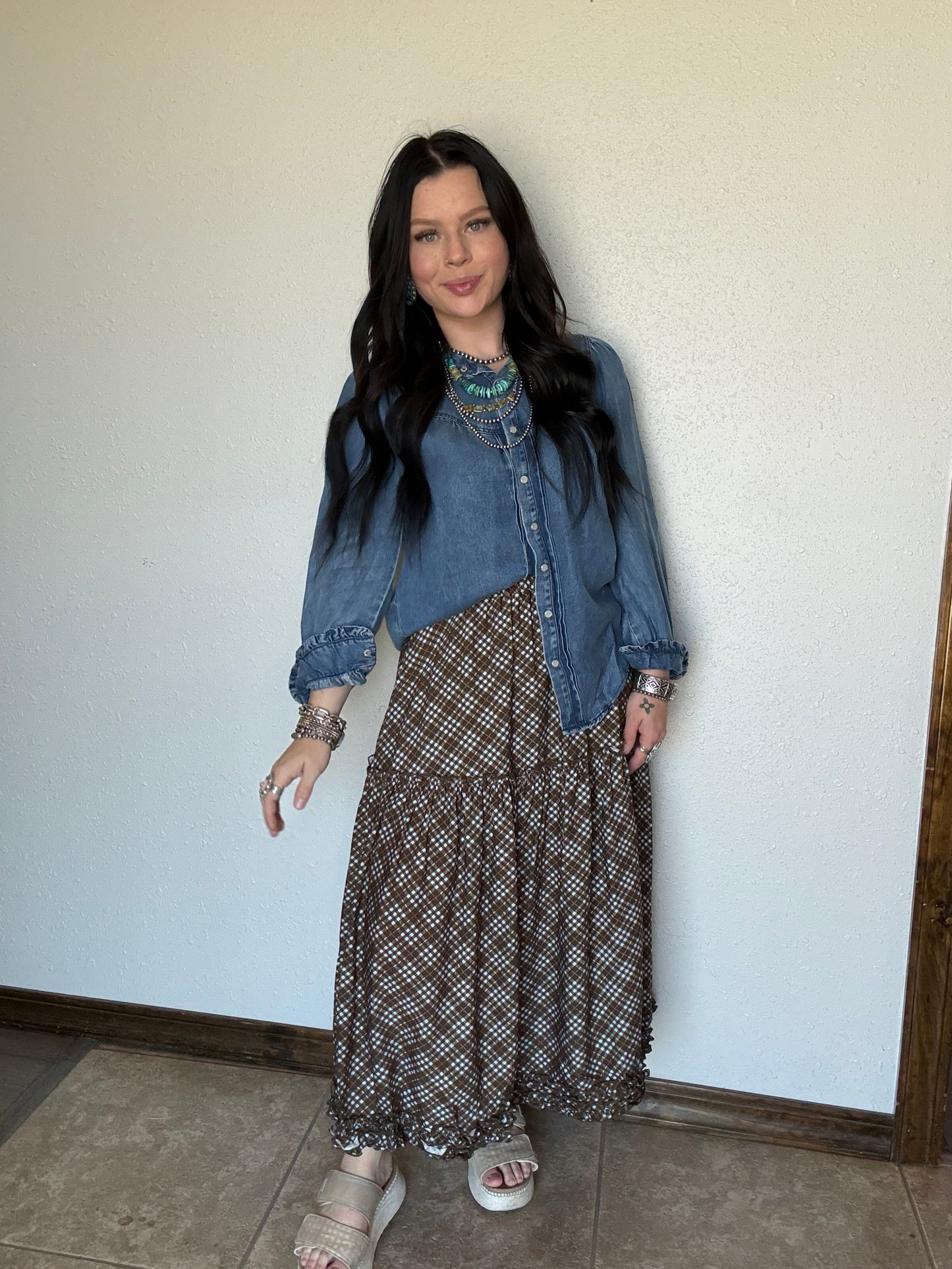 Prairie Picnic Maxi Skirt