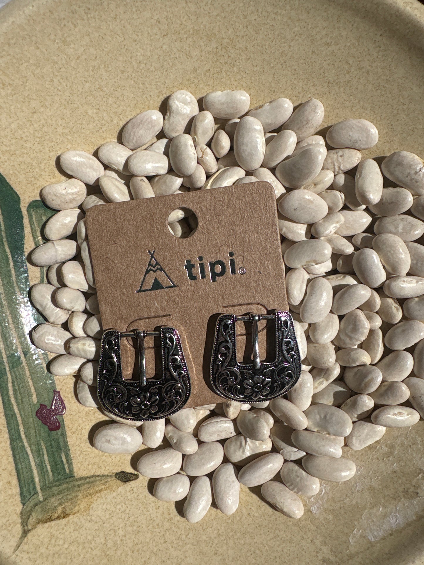 Western Belt Buckle Earring