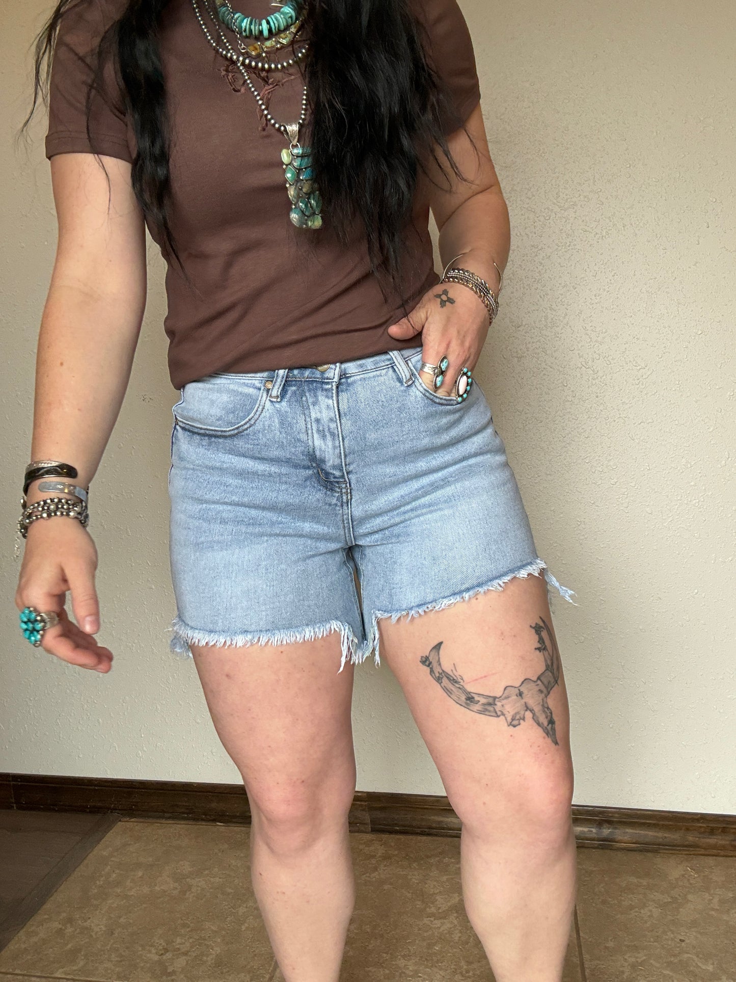 The Callie Denim Shorts