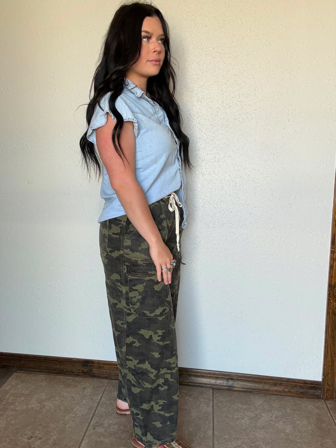 The Cozy Cowgirl Baggy Barrel Jean
