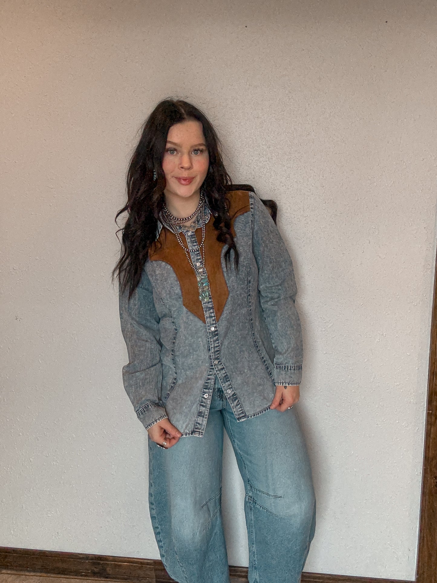 The Vintage Cowboy Button Up