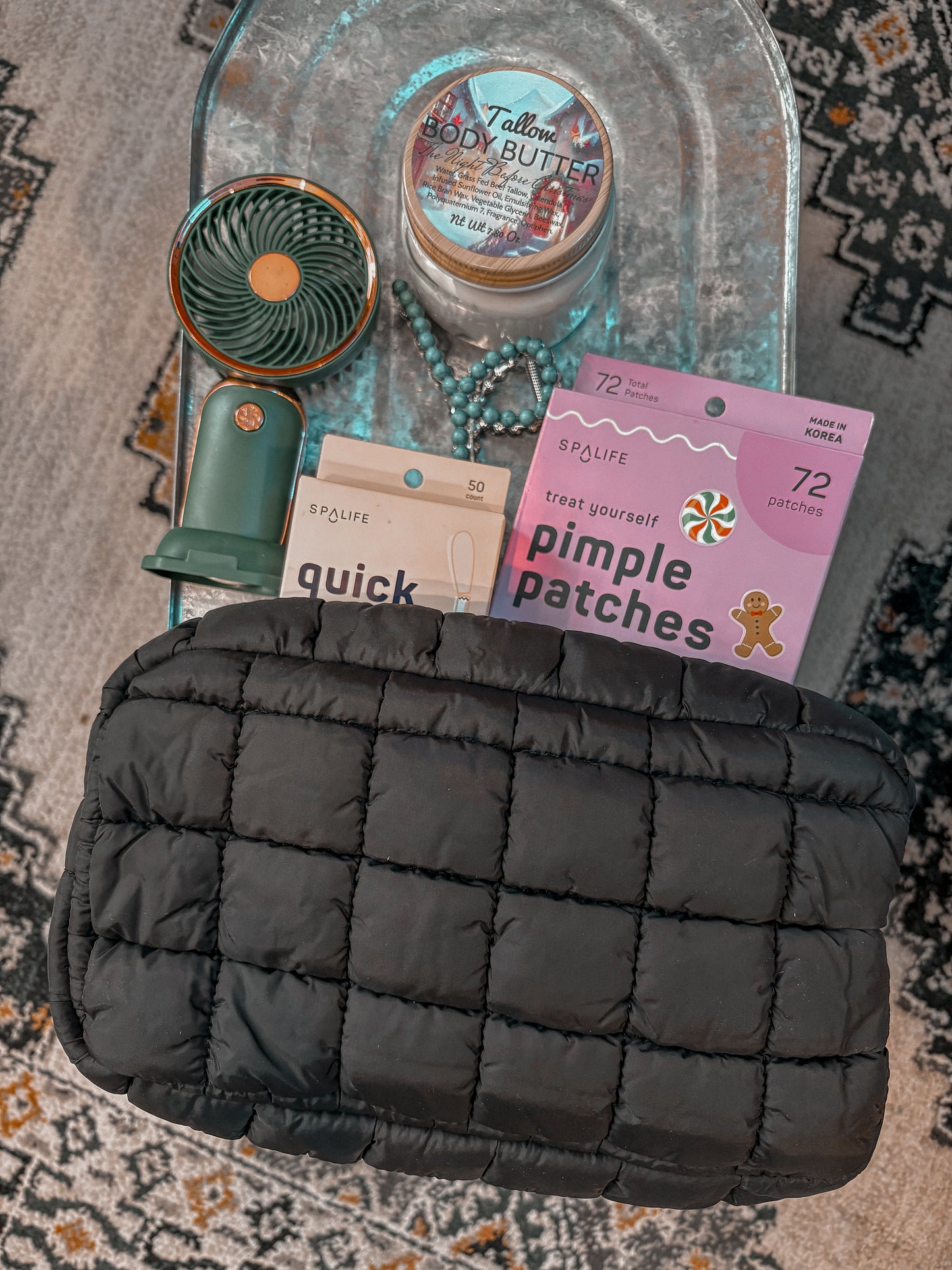 Quilted Puffer Pouch *LUX