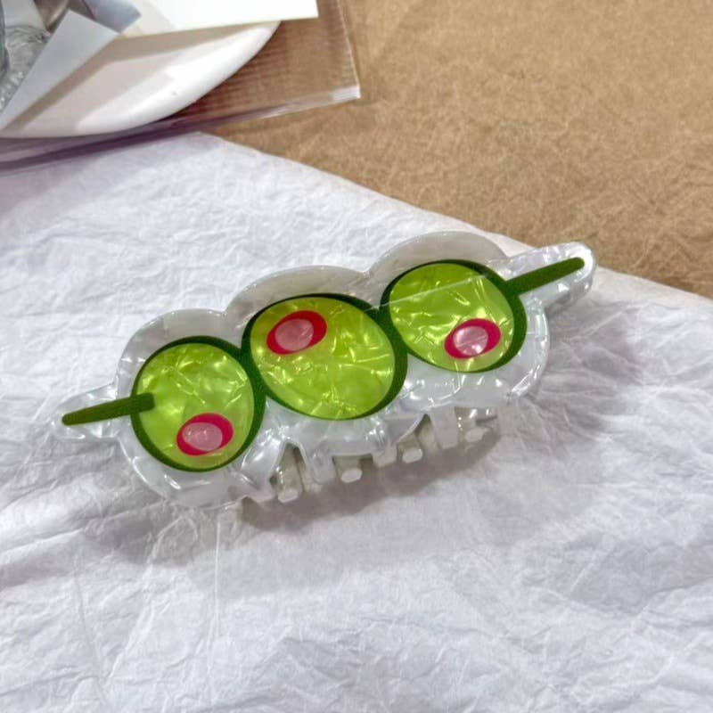 Cocktail Olive Clawclip