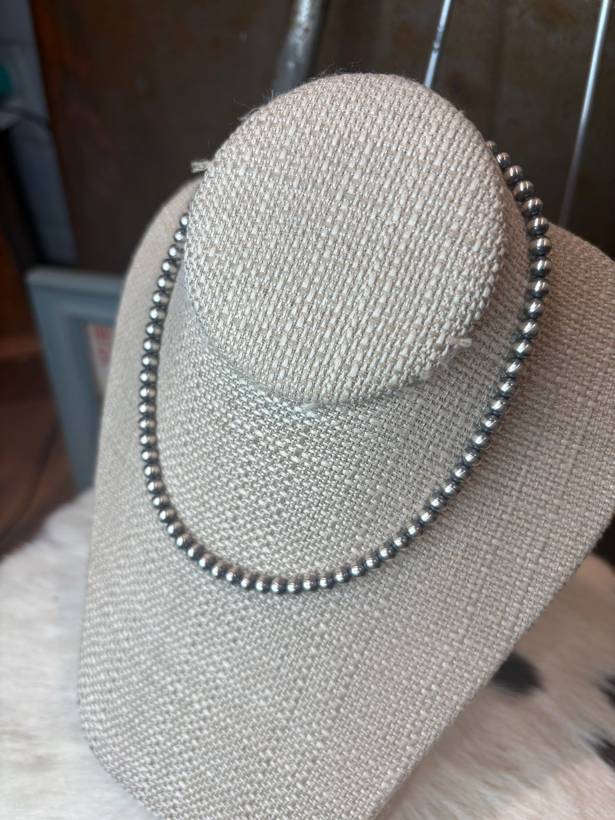 5mm 14” Sterling Silver Pearls – Under The Big Sky Western Boutique