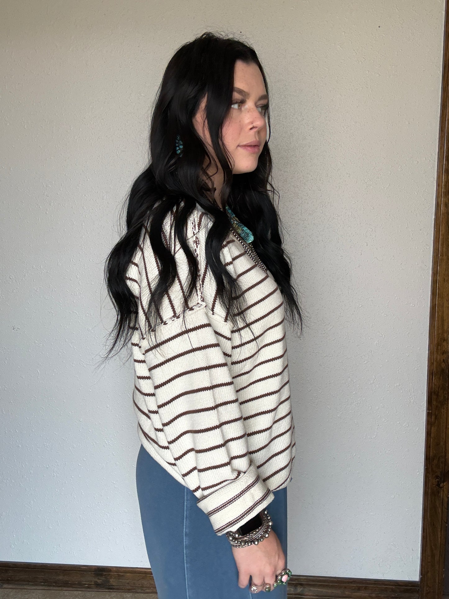 The Carmel Stripe Sweater