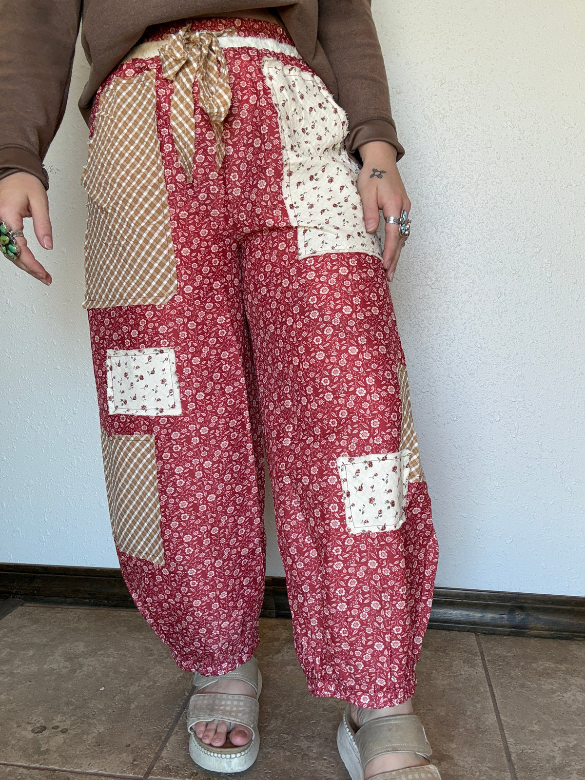 Fall Bloom Ballon Pants
