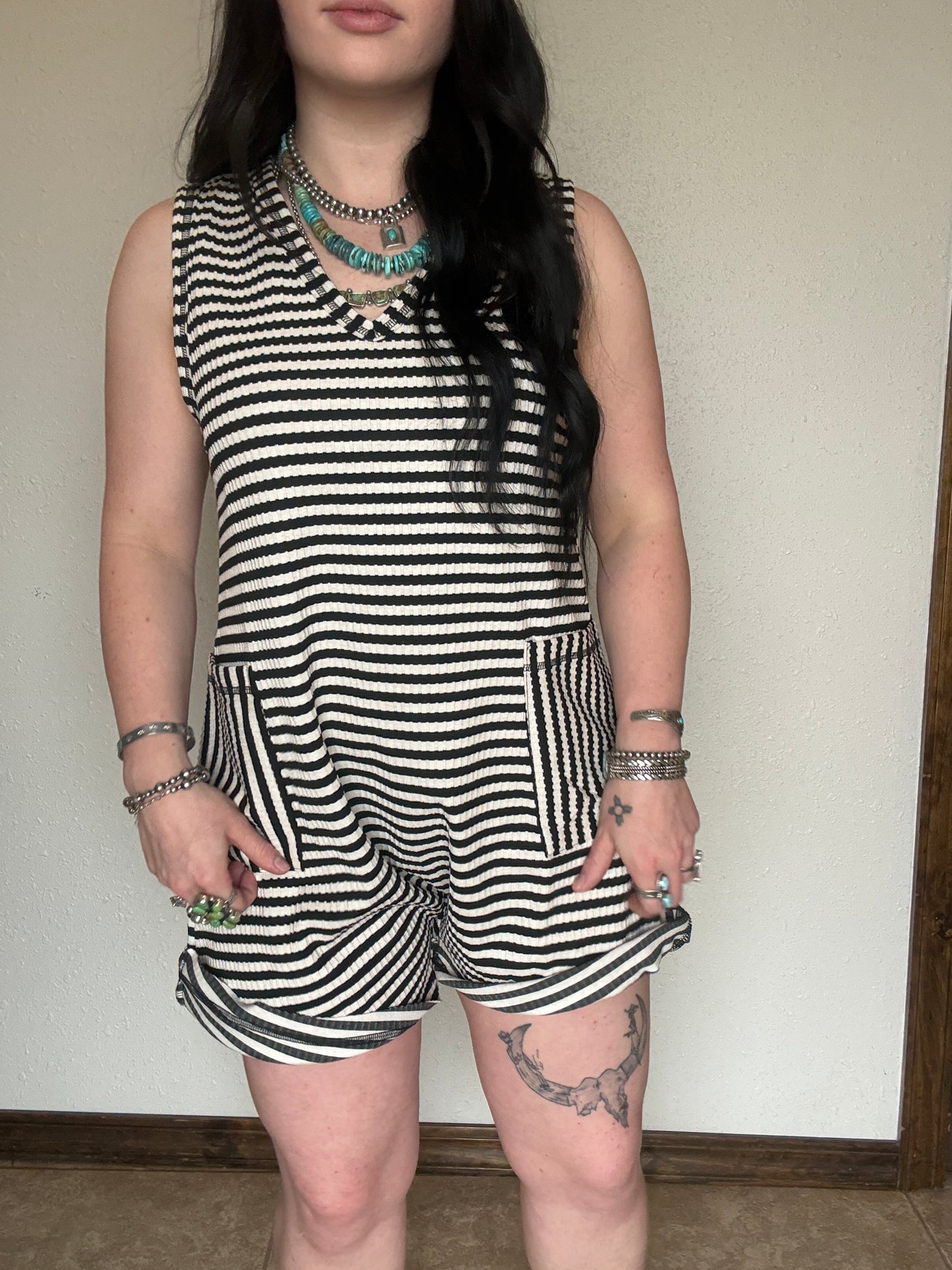 The Casual Cowgirl Romper