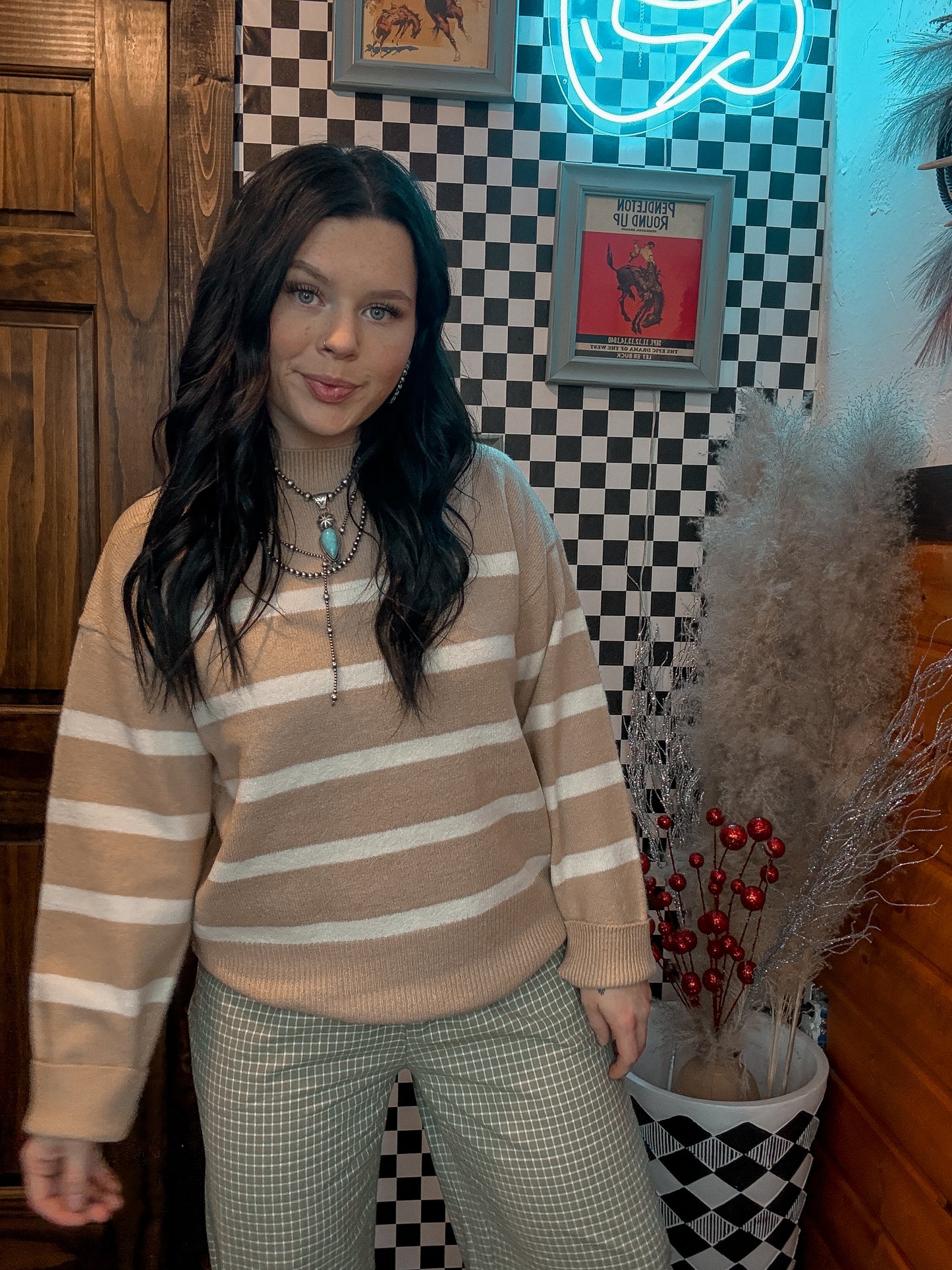 Palomino Striped Sweater