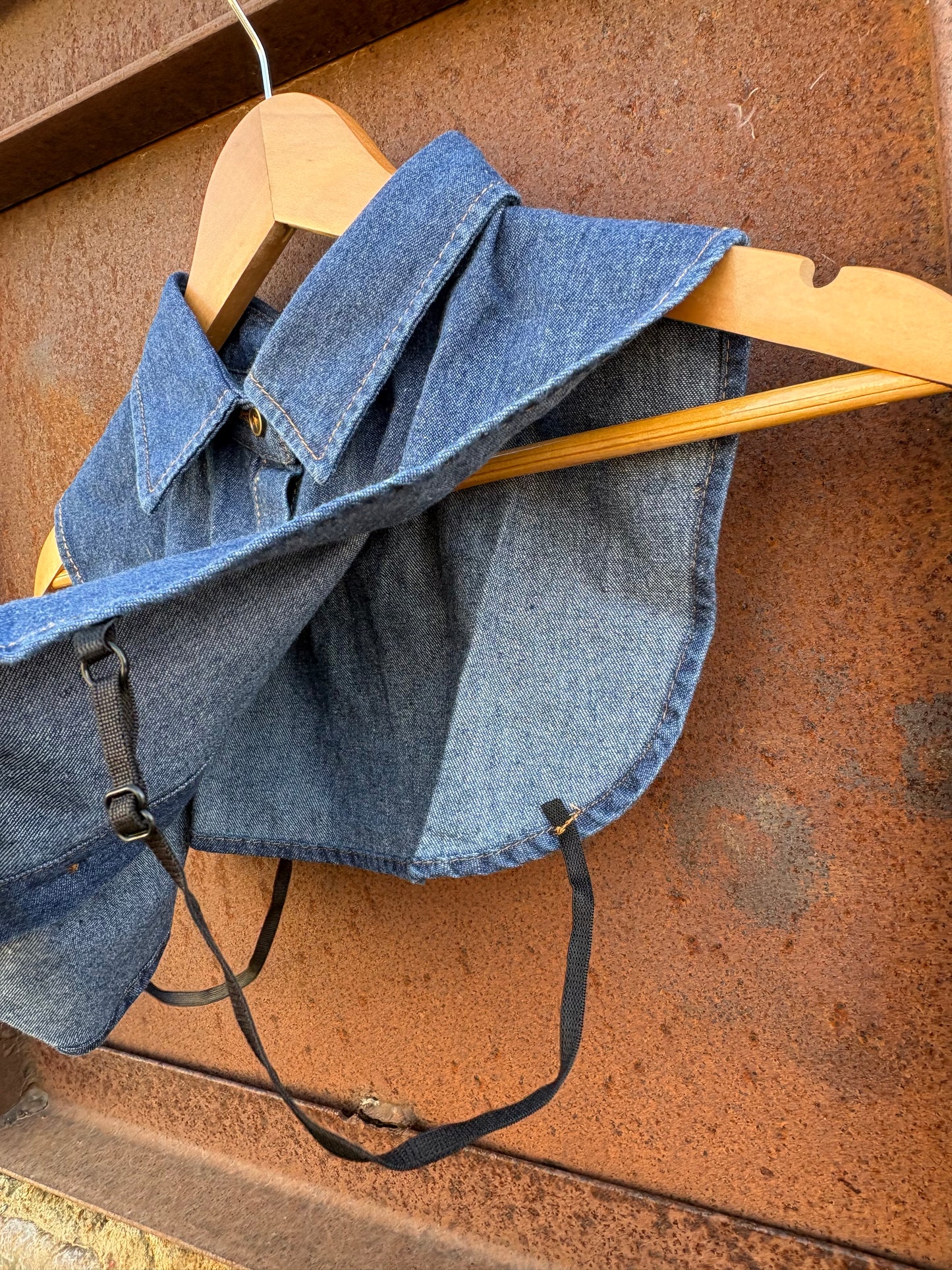 Collared Top *Medium Wash Denim