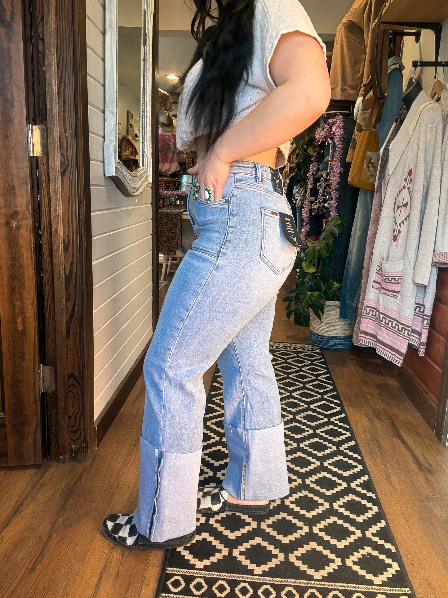 The Betsy Cuffed Denim