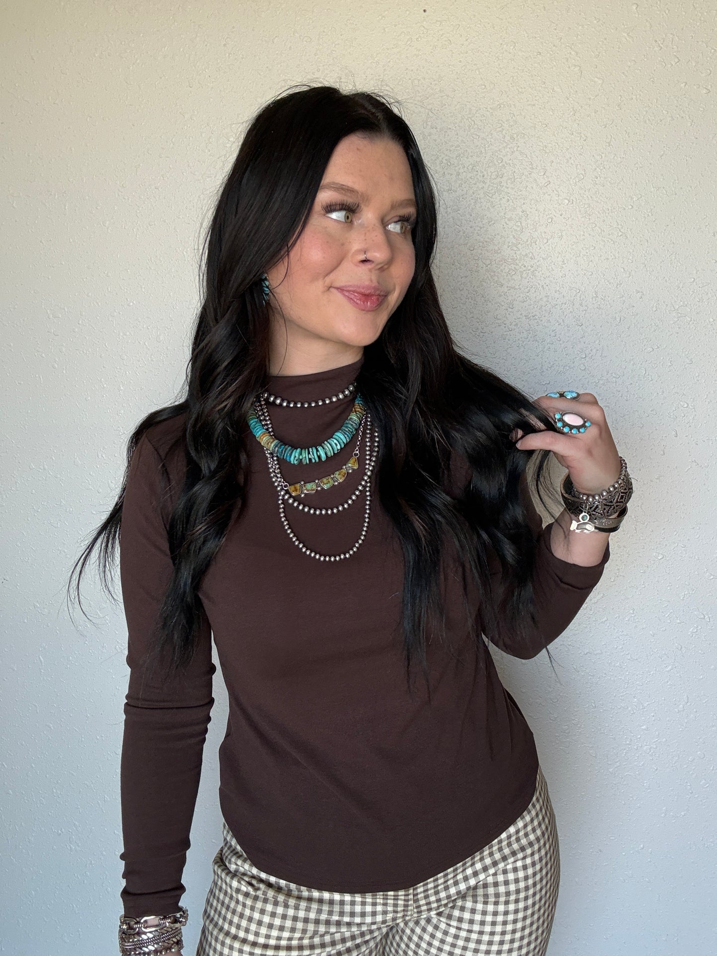 The Bay Pony Long Sleeve Mock Neck