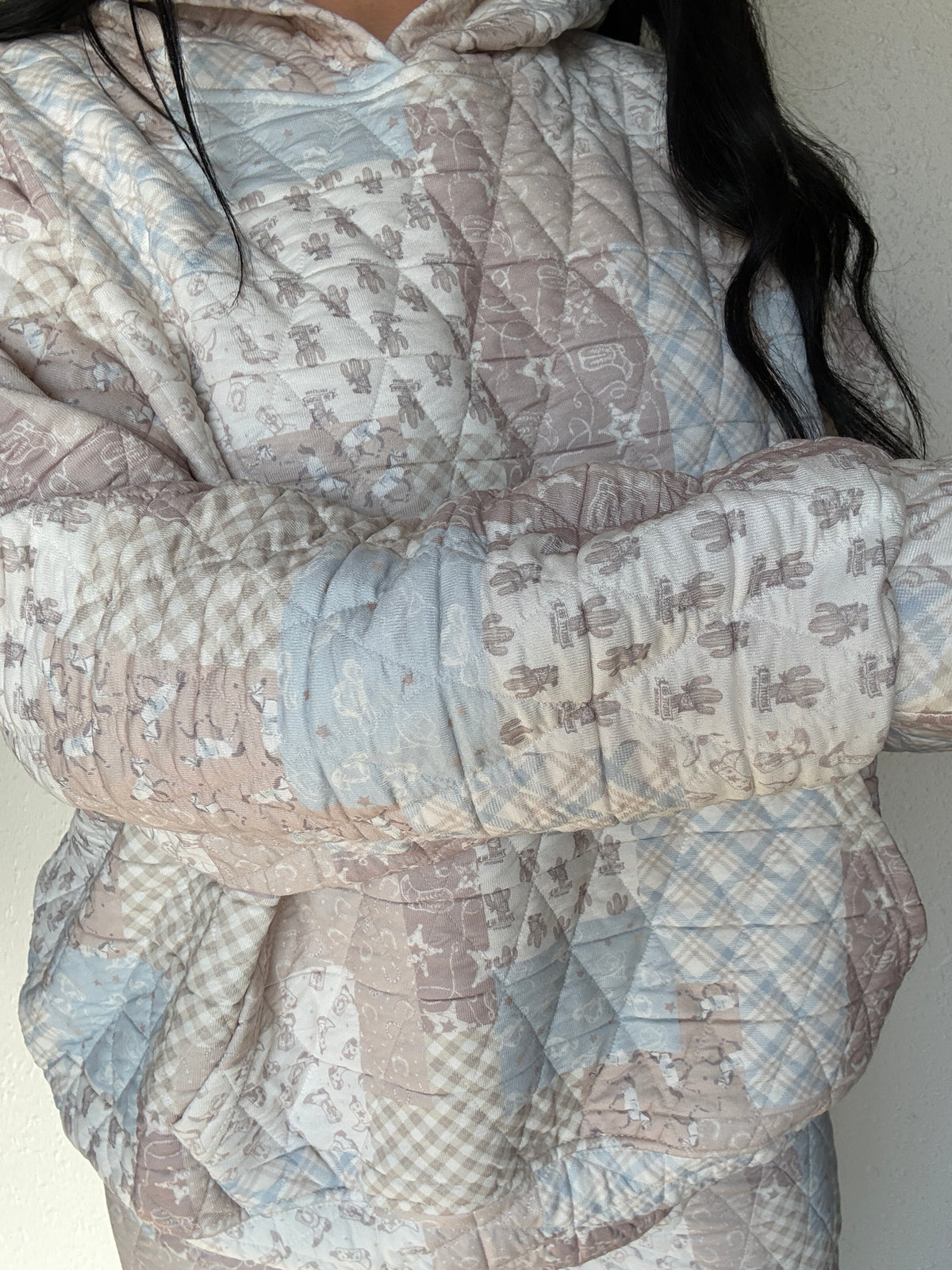 Western Way Quilted Hoodie