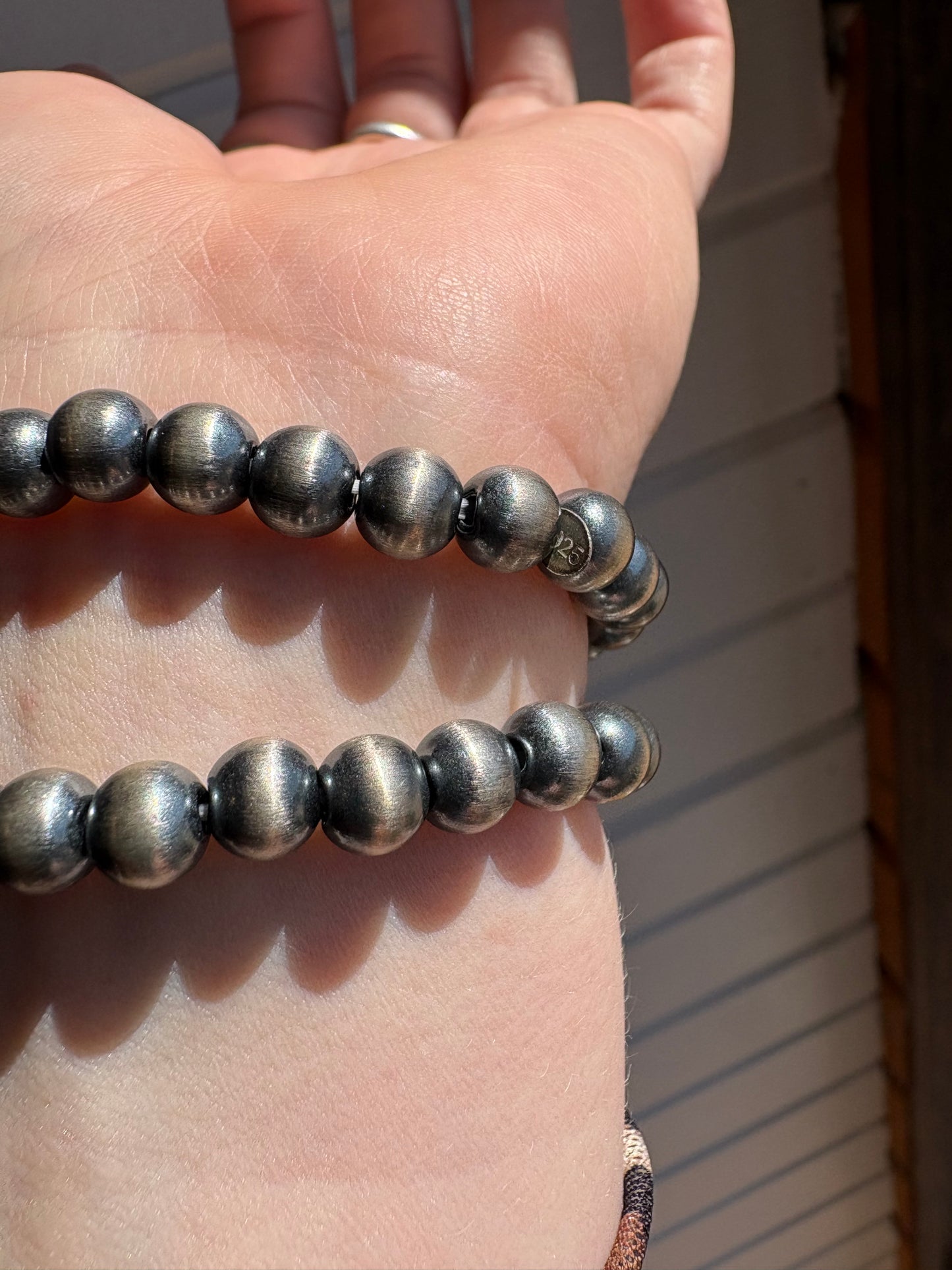7mm Sterling Silver Stretchy