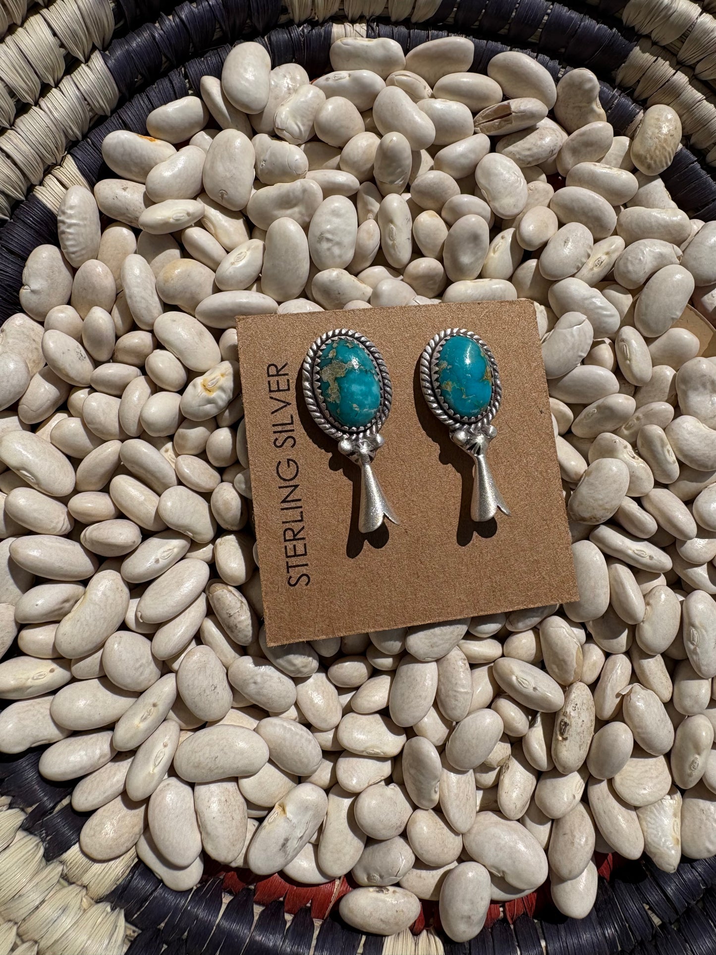 Seyara Bella Turquoise Blossom Studs