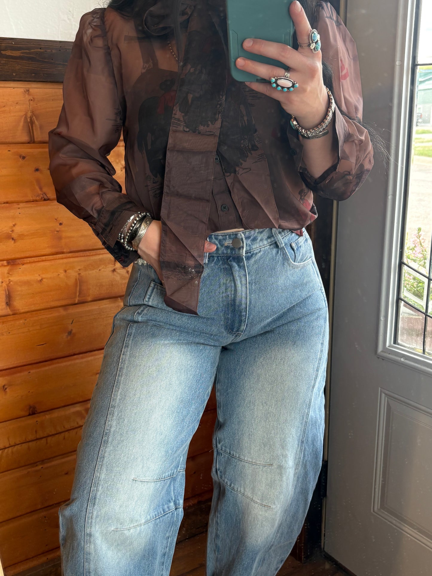 The Ranch Help Tie Blouse