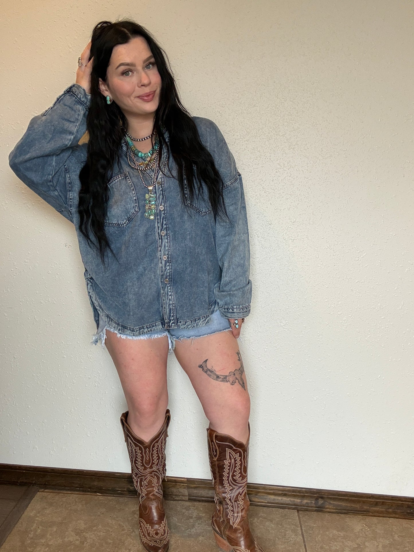 The Roper Denim Top