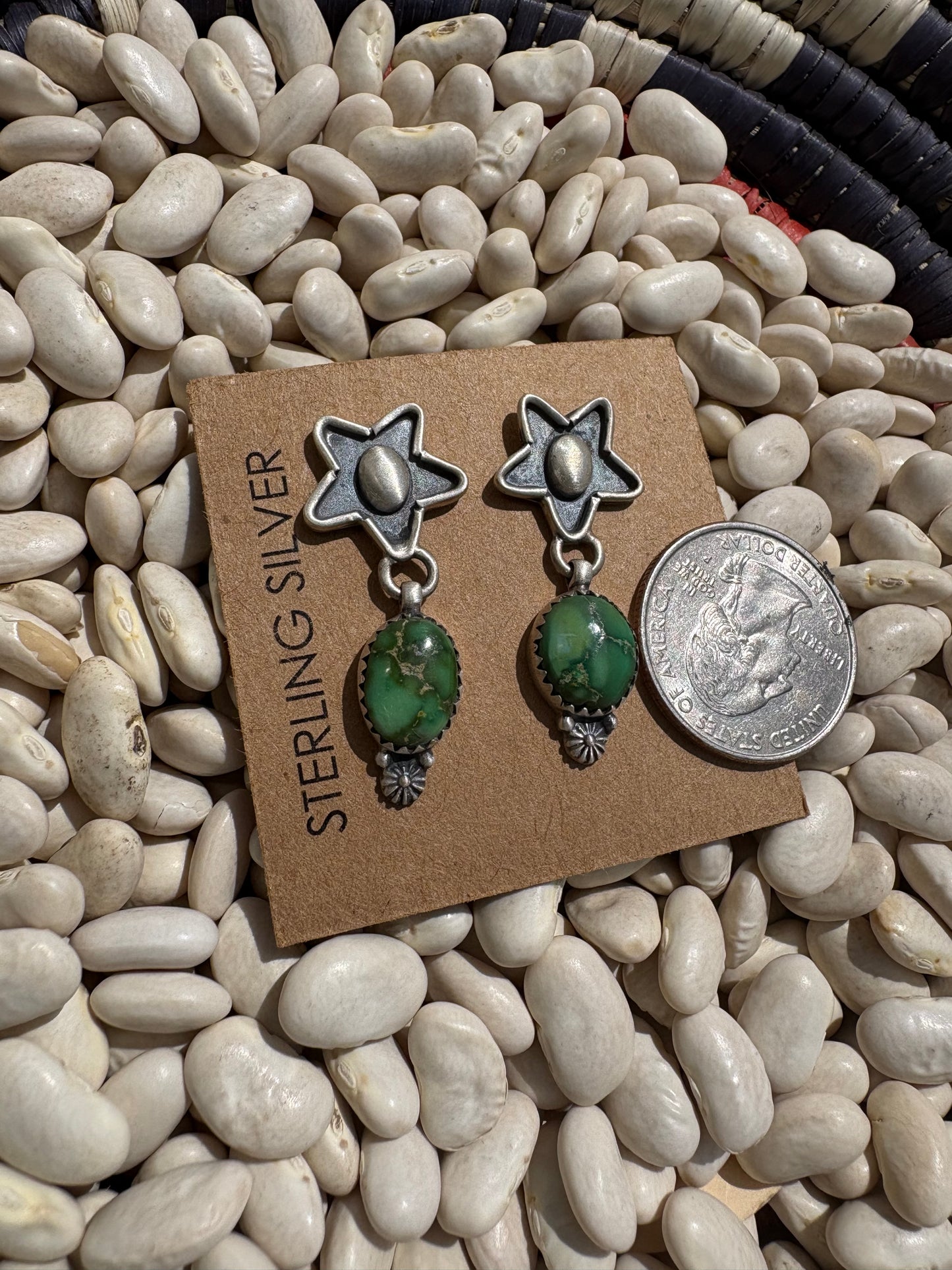 Green Sonoran Star Dangles